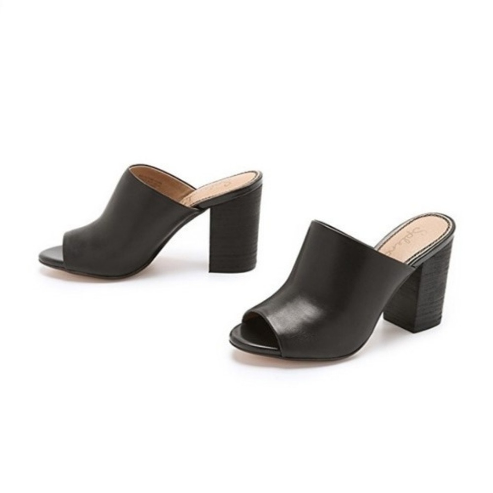 Splendid Women's Birch Slides Black High Heel Sand